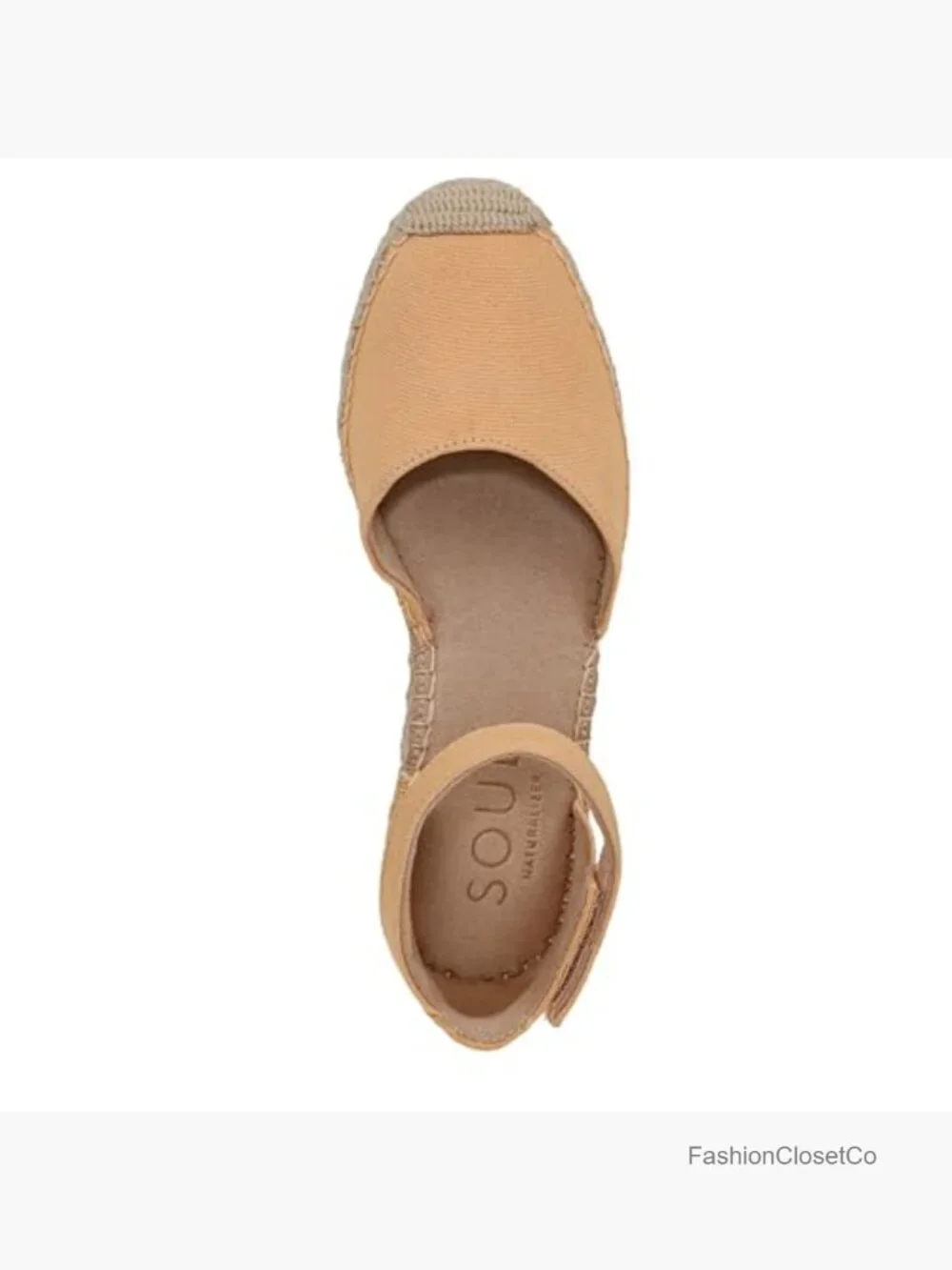 Naturalizer Wren Espadrille Wedge Sandals with Ankle Strap